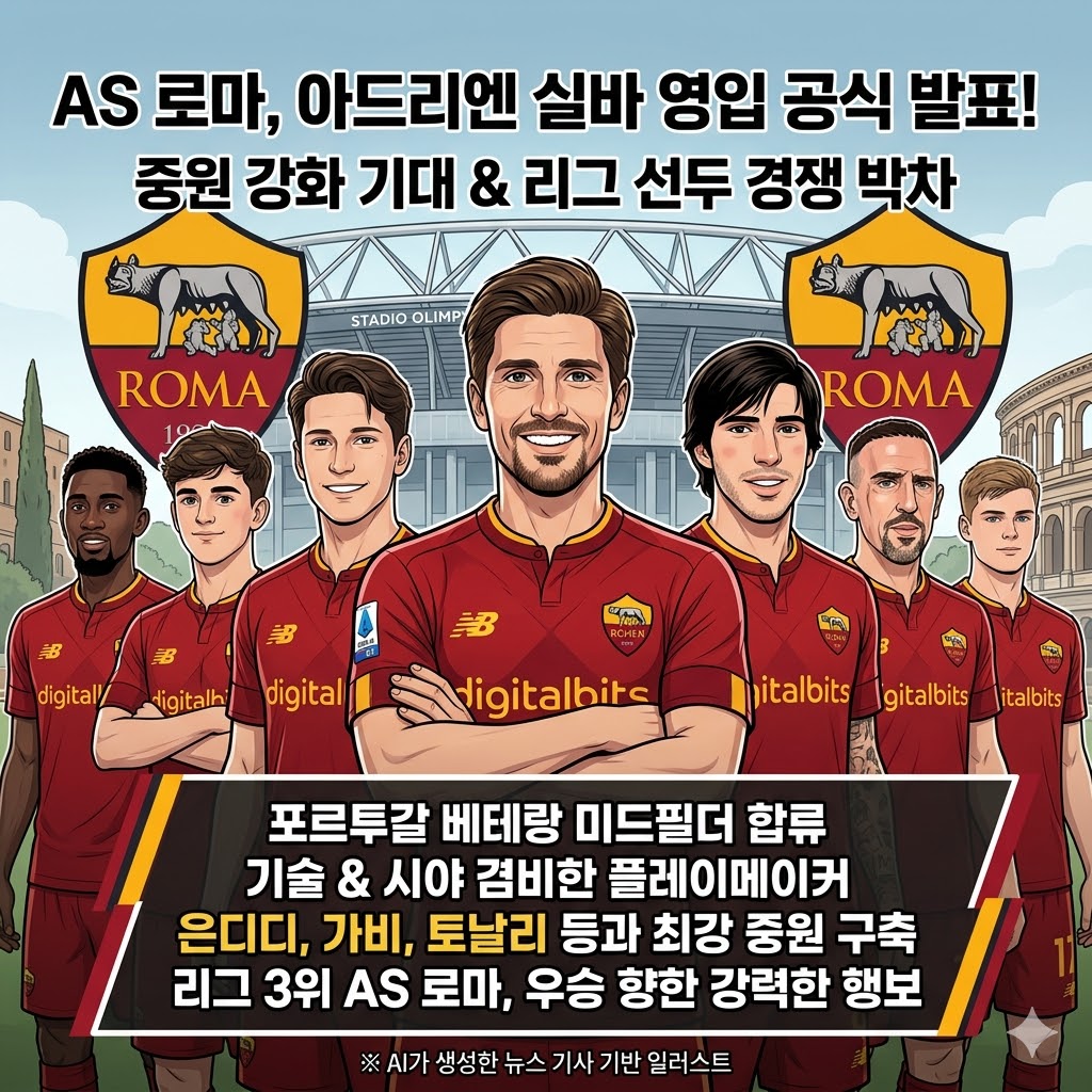 로마, `실바` 영입! 중원 장악 완성될까